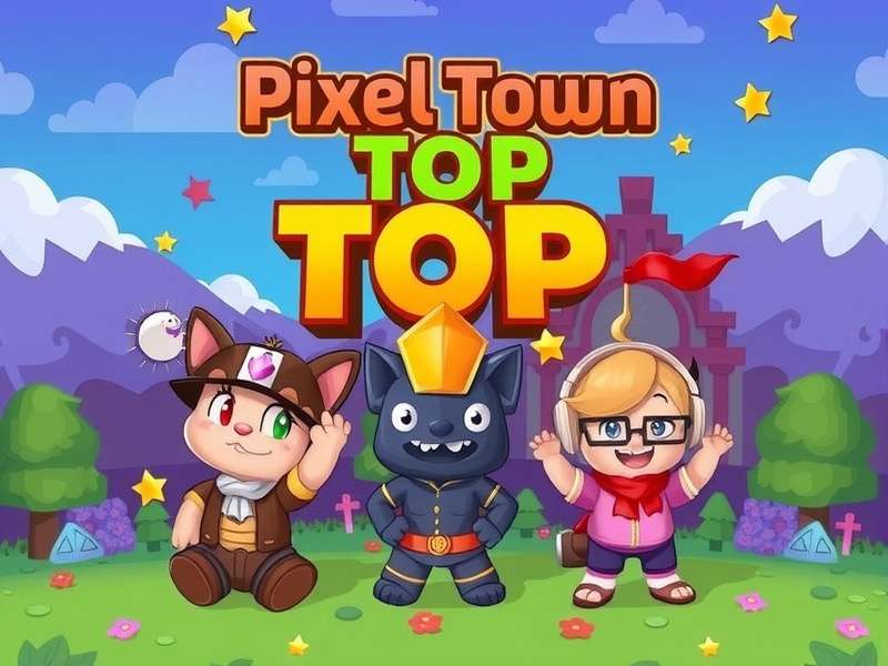 Pixel Town Top Earner Game Banner